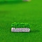 Resin Grass Platform Display Decoration, Micro Landscape Garden Decorations, Green, 30x11x13mm