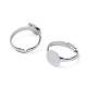 Brass Pad Ring Base Findings&nbsp;EC022-1
