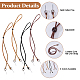 4Pcs Leather Cord Hat Chin Strap&nbsp;HJEW-HS00100-4