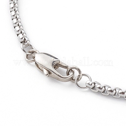 304 Stainless Steel Box Chain Bracelets&nbsp;BJEW-JB06194-01