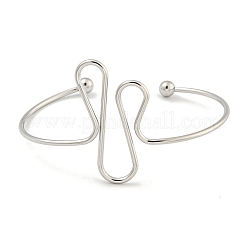 Non-Tarnish 304 Stainless Steel Cuff Bangles&nbsp;BJEW-P331-21P