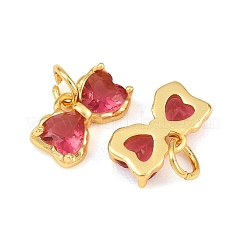 Brass Glass Pendants&nbsp;KK-K340-48G-02