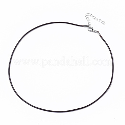 Waxed Cotton Cord Necklace Making&nbsp;MAK-S032-1.5mm-B02