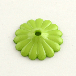 Opaque Acrylic Flower Bead Caps&nbsp;SACR-Q099-M21