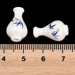 Handmade Printed Porcelain Beads&nbsp;PORC-T136-03A-01