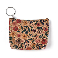 Floral Cork Wallets&nbsp;AJEW-N003-12