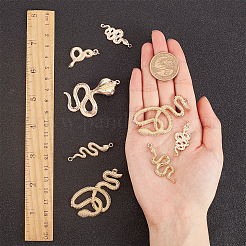 Rack Plating Alloy Pendants&nbsp;PALLOY-SC0002-88LG-RS