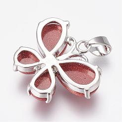 Natural & Synthetic Mixed Stone Pendants&nbsp;G-G651-B