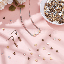 90Pcs 3 Colors Brass Beads&nbsp;KK-PH0011-88