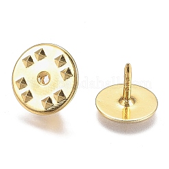 Brass Butterfly Clutches Pin Backs&nbsp;KK-Z003-01G