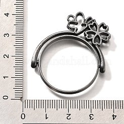 Alloy Open Back Bezel Pendants&nbsp;PALLOY-I223-16B