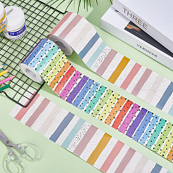 2 Rolls 2 Styles Coated Paper Decorative Stickers&nbsp;DIY-AR0005-16
