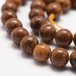 Natural Elephant Skin Jasper/Miriam Stone/Calligraphy Stone Beads Strands&nbsp;G-G735-53-8mm