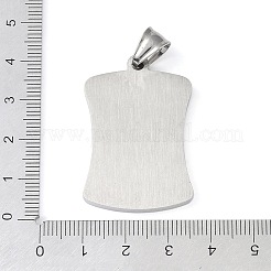 304 Stainless Steel Pendants&nbsp;LS-STAS-O008-01C