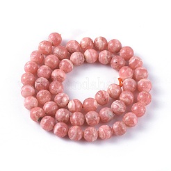 Natural Argentina Rhodochrosite Beads Strands&nbsp;G-I193-13E