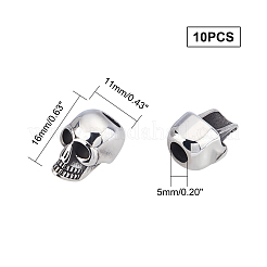 304 Stainless Steel European Beads&nbsp;STAS-A032-072AS