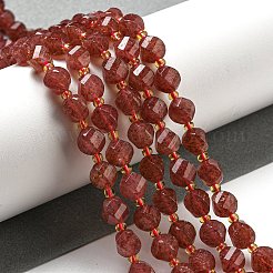Natural Strawberry Quartz Beads Strands&nbsp;G-M443-B04-02