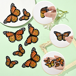 20Pcs 2 Styles Polyester Cotton Embroider Thread Iron on/Sew On Patches&nbsp;PATC-CY0001-28