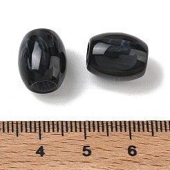 Opaque Resin European Beads&nbsp;RESI-F073-16B