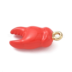 Alloy Enamel Pendants&nbsp;ENAM-F156-06G-02