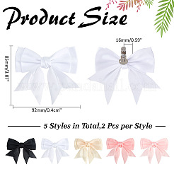5Pairs Polyester Shoes Buckle Clips&nbsp;HJEW-HY00143