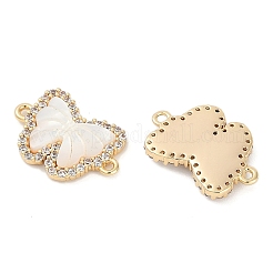 Brass Micro Pave Cubic Zirconia Pendants&nbsp;KK-U043-32G-01