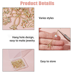 32Pcs 8 Styles Alloy Pendants&nbsp;FIND-HS0001-92