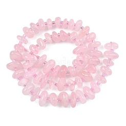 Natural Rose Quartz Beads Strands&nbsp;X-G-F821-B02-01