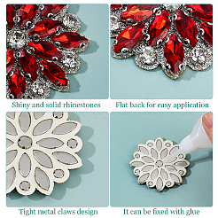 4Pcs Paillette and Rhinestone Accessories&nbsp;FIND-FH0012-19A
