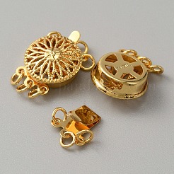 Brass Box Clasps&nbsp;KK-WH0079-16C-G
