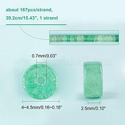1 Strand Synthetic Turquoise Heishi Beads Strands&nbsp;TURQ-NB0001-08