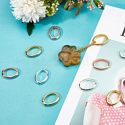 Brass Twister Clasps&nbsp;KK-FH0001-36