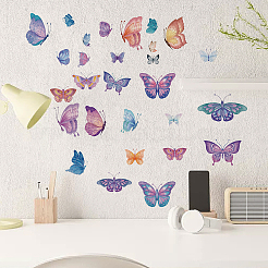 16 Sheets 8 Styles Waterproof PVC Wall Stickers&nbsp;DIY-WH0345-016
