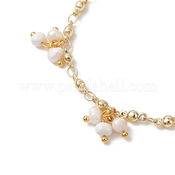 Natural Cultured Freshwater Pearl Beads Charm Bracelets&nbsp;BJEW-JB14049