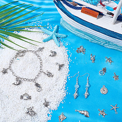 60Pcs Tibetan Style Zinc Alloy Pendants&nbsp;FIND-SC0021-92B