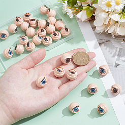 16 Pairs 2 Styles ABS Doll Craft Cartoon Movable Eye&nbsp;DIY-PH0032-37