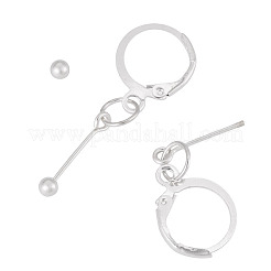 Brass Leverback Earring Findings&nbsp;EJEW-TAC00032