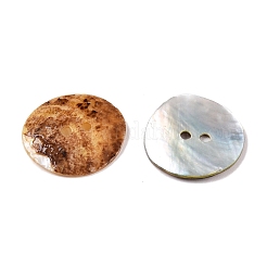 2-Hole Mother of Pearl Buttons&nbsp;SHEL-T012-43D