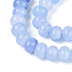 Baking Paint Crackle Glass Beads Strands&nbsp;DGLA-N020-01A-05