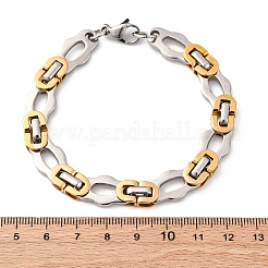 201 Stainless Steel Byzantine Chain Bracelets&nbsp;BJEW-B078-151GP