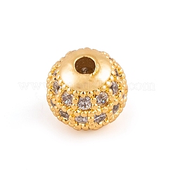 Ion Plating(IP) Cubic Zirconia Beads&nbsp;KK-O146-02A-G