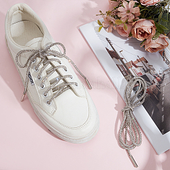 Rubber Rhinestone Shoelaces&nbsp;AJEW-WH0752-498A