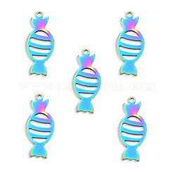 Ion Plating(IP) 201 Stainless Steel Pendants&nbsp;STAS-N098-128M