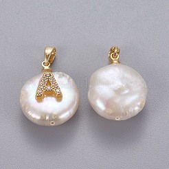 Natural Cultured Freshwater Pearl Pendants&nbsp;KK-L187-A-01A