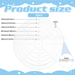 Acrylic Embroidery Tool&nbsp;DIY-WH0028-91B