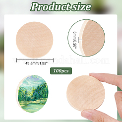 100Pcs Grass Wood Cutouts&nbsp;WOOD-PH0002-53B