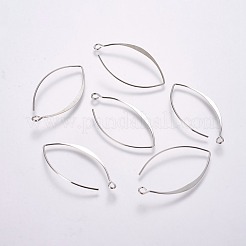 Rack Plating Alloy Earring Hooks&nbsp;PALLOY-WH0065-33P