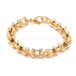 304 Stainless Steel Bone Link Bracelets for Women Men&nbsp;BJEW-F488-28G