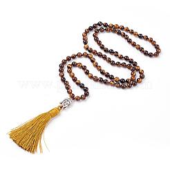 Tassel Pendant Necklaces&nbsp;NJEW-P191-A
