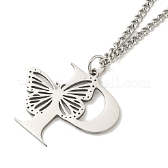 201 Stainless Steel Necklaces&nbsp;NJEW-Q336-01P-P